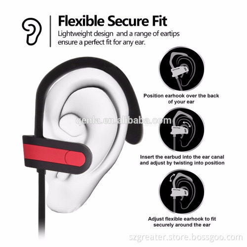 2017 Top sale Bluetooth 4.1 Wireless Stereo Earphone Earbuds for sport